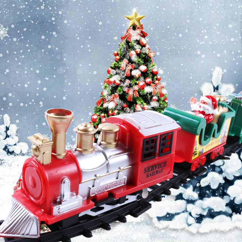 Electric Christmas Tree Train for Festive Decoration – FestExpress