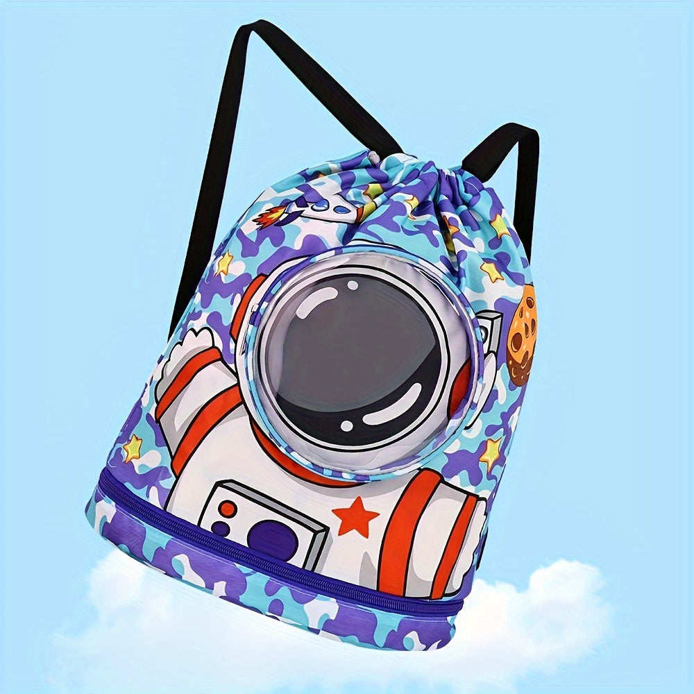 Cartoon Swim Bag with Dry/Wet Separation – Stylish, Portable Bag for Children and Adults