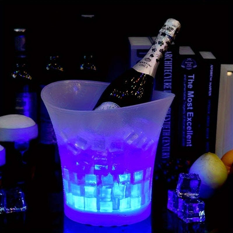 5L LED Illuminated Ice Bucket – Perfect for Champagne and Beer