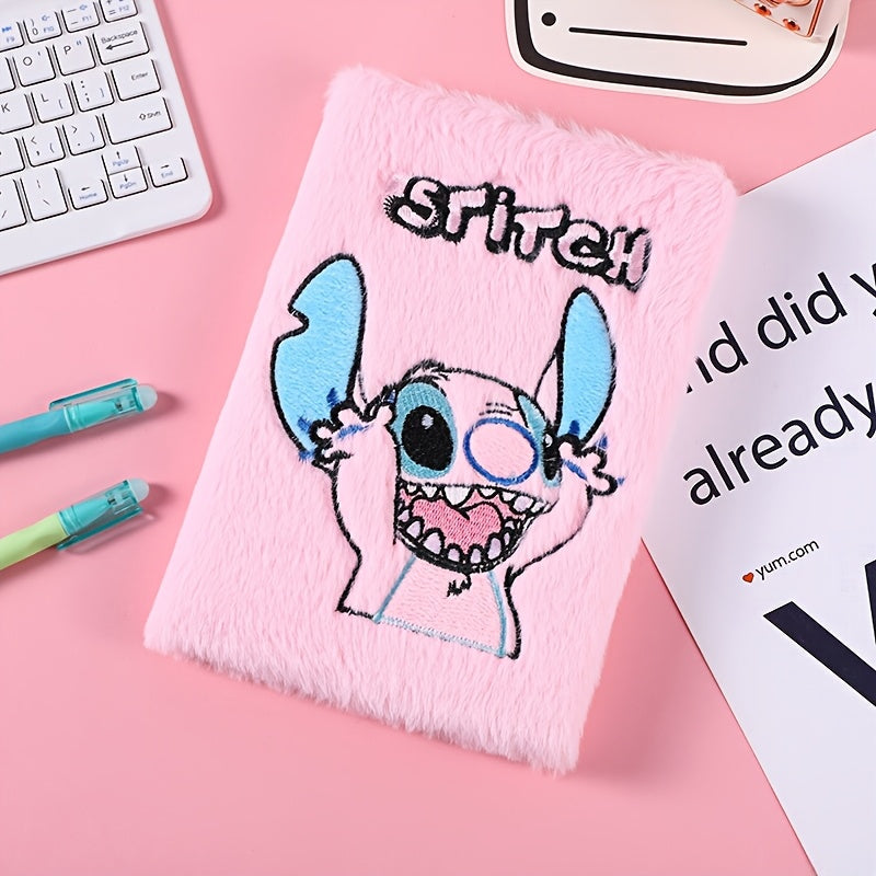 Stitch Plush Diary – Kawaii Cartoon Notebook for Adults and Children
