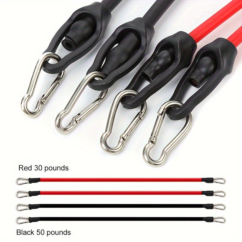 Push-up plank set with handles, resistance bands, and accessories – ideal for chest and abs