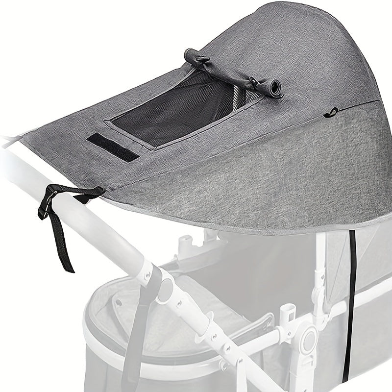 Foldable Sunshade for Pushchair – UV Protection and Flexible Straps for Perfect Coverage