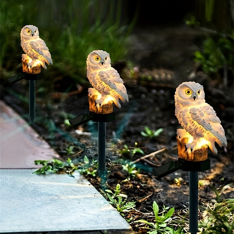 Solar LED Owl Garden Light – Realistic Ambient Lighting for Gardens and Paths