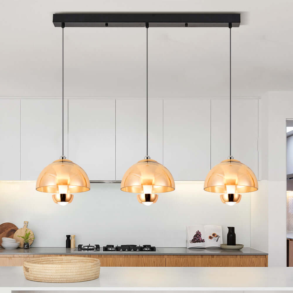Modern 3-Light LED Pendant Light Kitchen