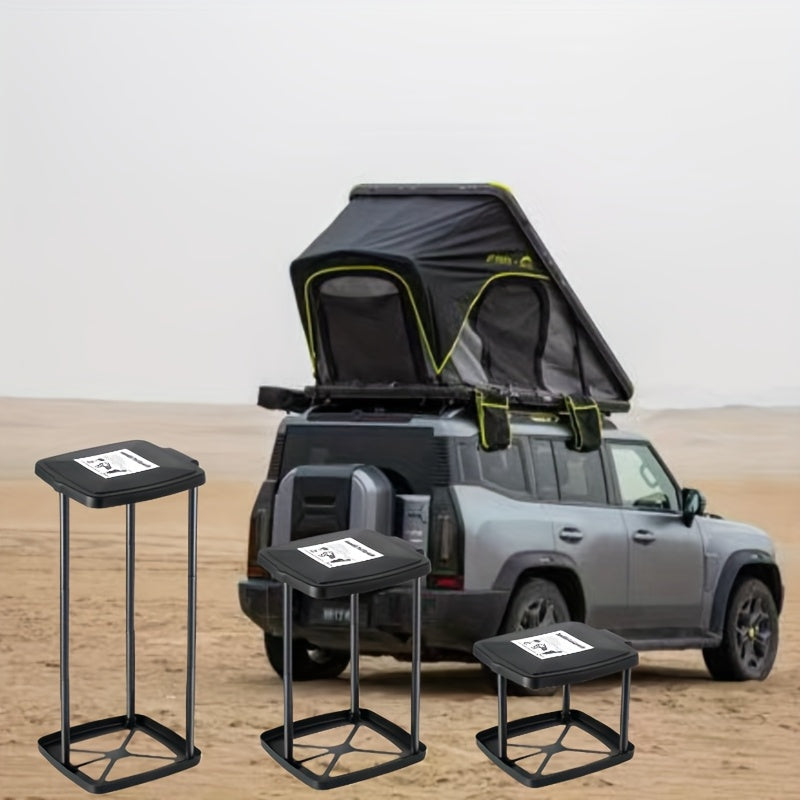 Adjustable Folding Bin Bag Holder – Three-Part Height Adjustable Stand for Home or Outdoor