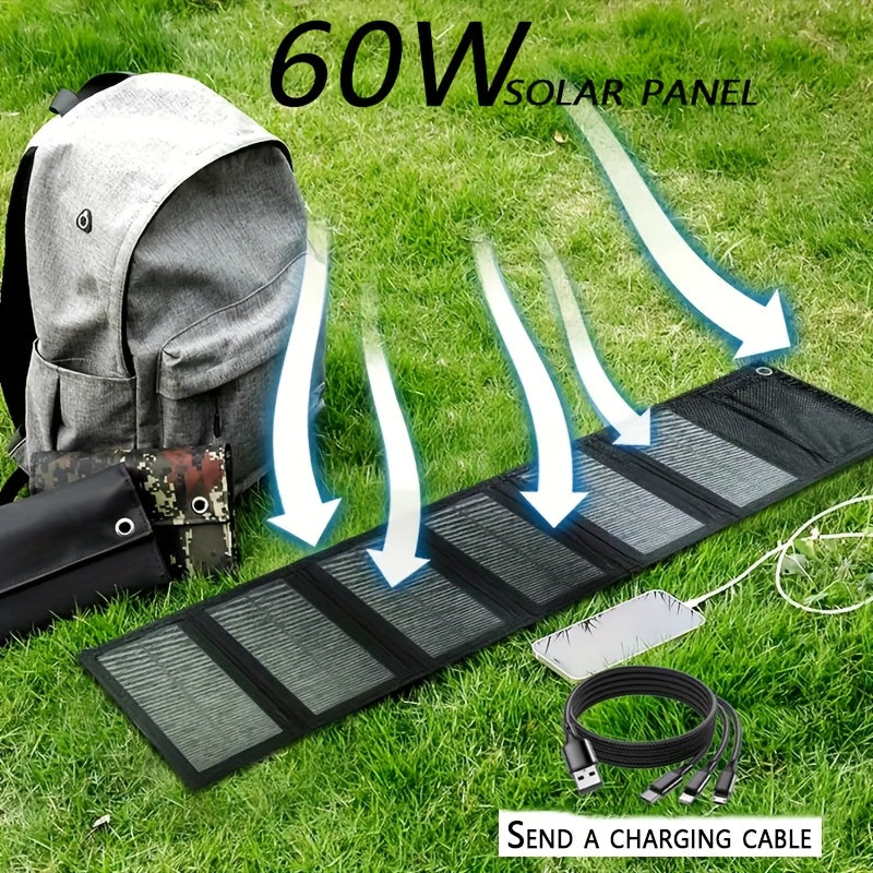 Foldable Solar Panel Charger – Lightweight and Durable for Camping and Hiking