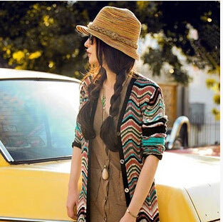 Stylish Women's Summer Hat Made from Light Pepper Grass – Maddy