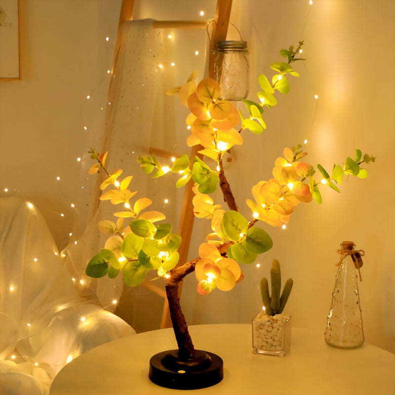 Serene Eucalyptus Tree Lamp - For Soothing Lighting and Natural Aesthetics