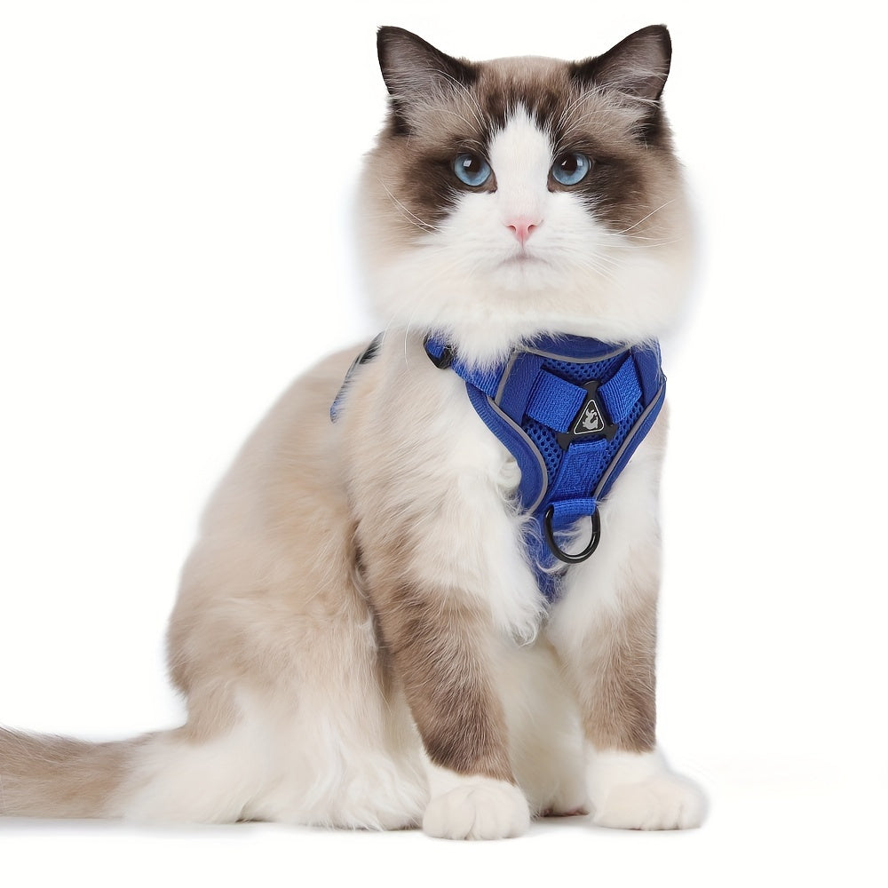 Reflective Cat Harness and Lead Set – Ideal for Walking and Training