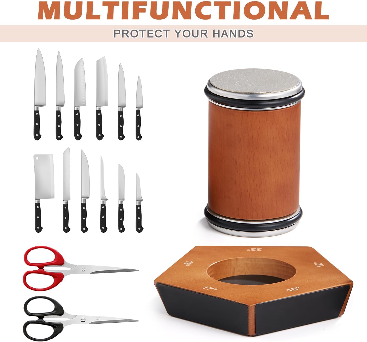 Manual Diamond Rolling Knife Sharpener - SharpRoll