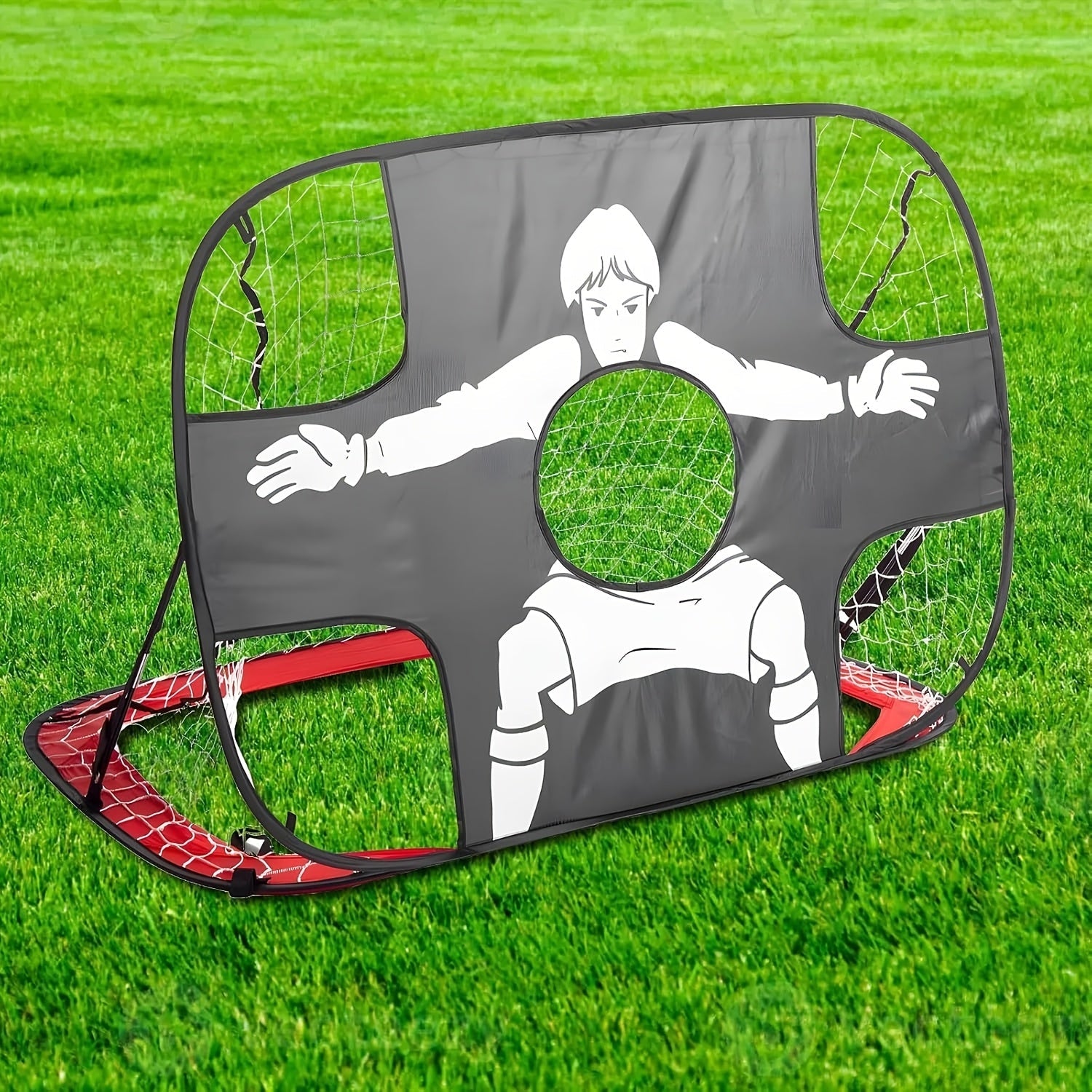 2-in-1 Foldable Football Goal – Ideal for Training and Outdoor Fun