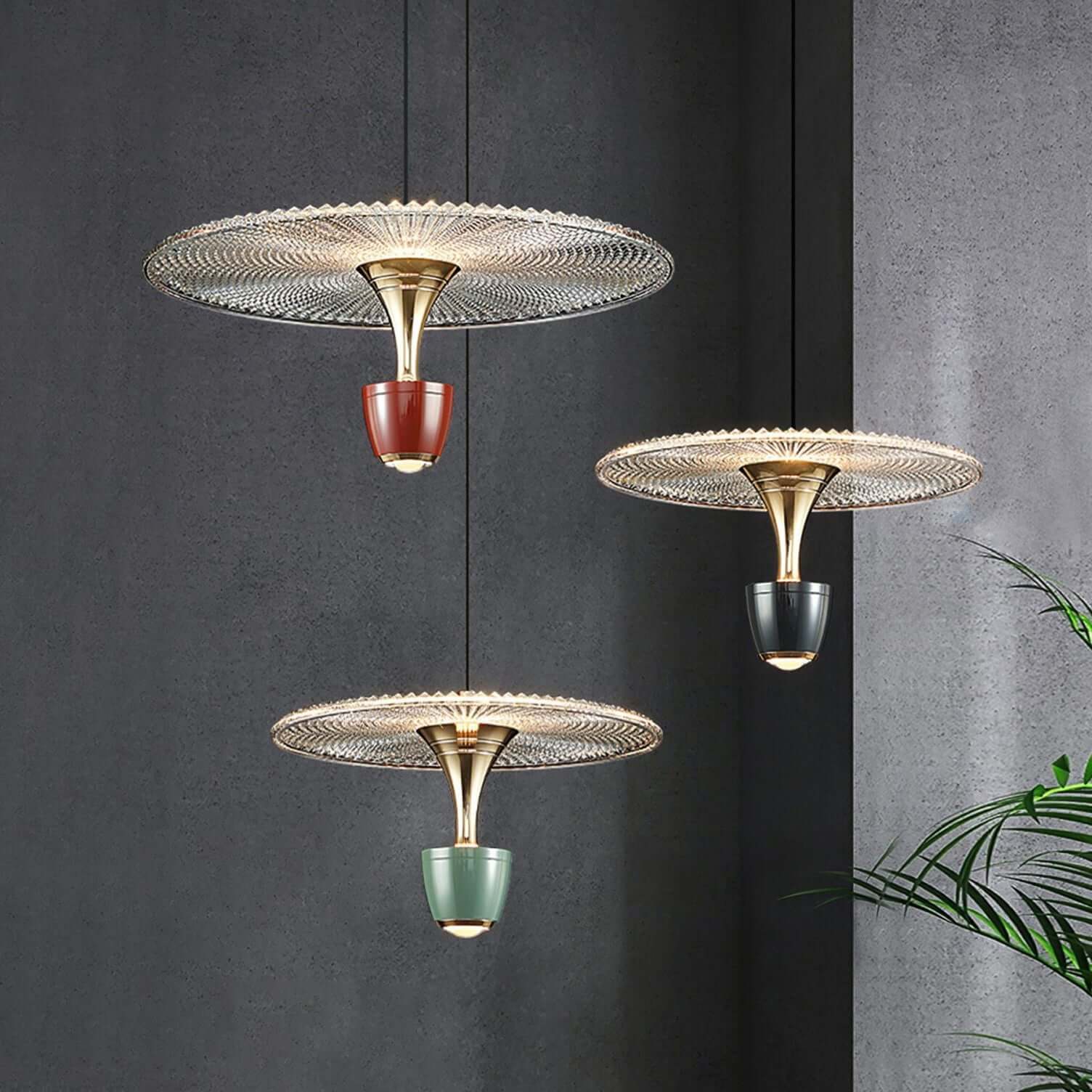 Modern LED Disc Pendant Light - Elegant & Stylish