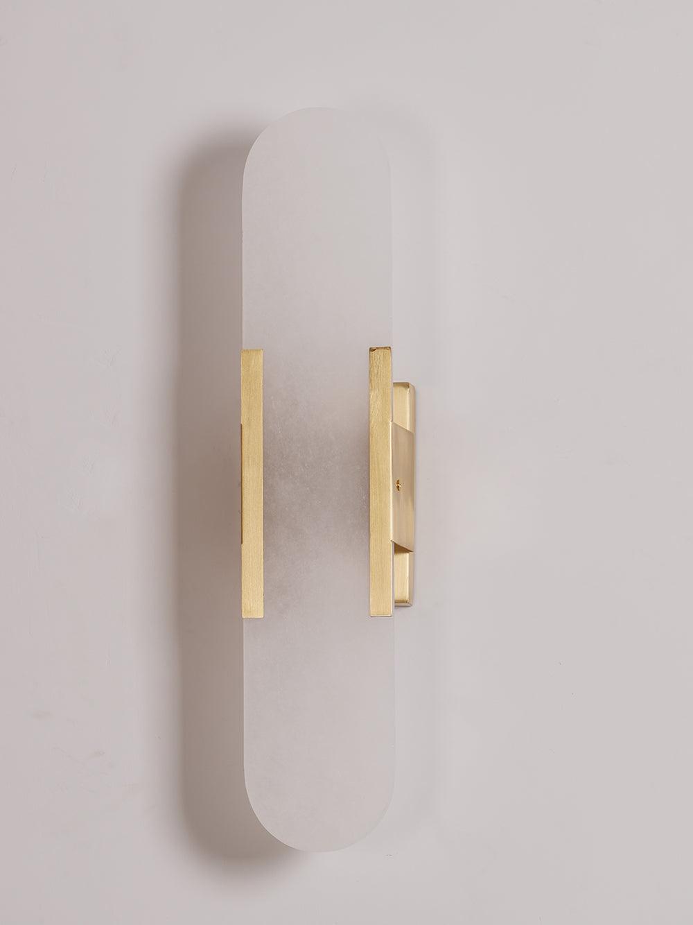 Modern Wall Lamp - Alabaster & Metal