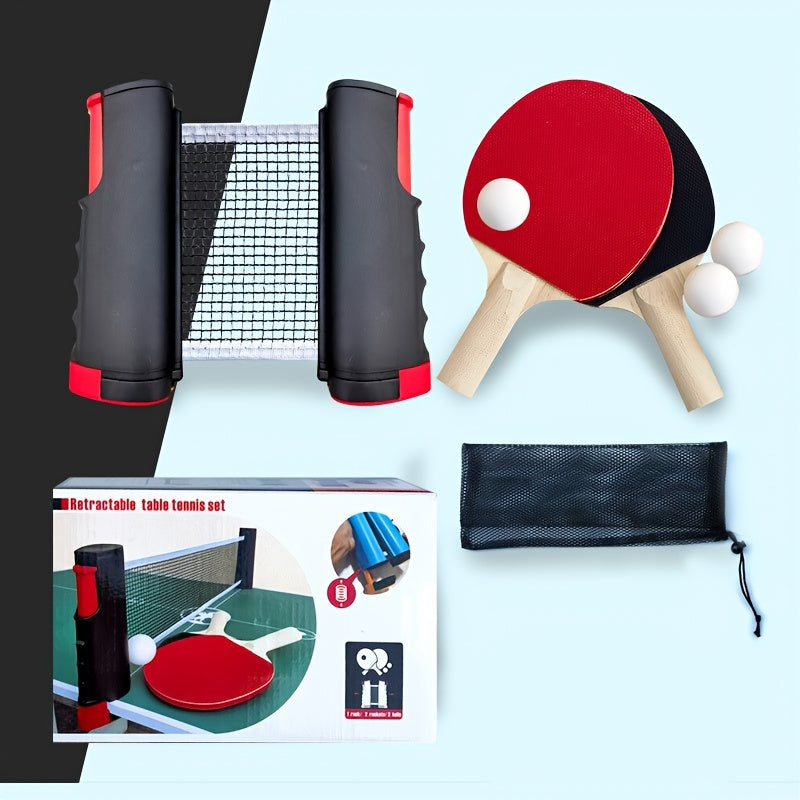 Portable Table Tennis Set - Ideal for Outdoors and Home