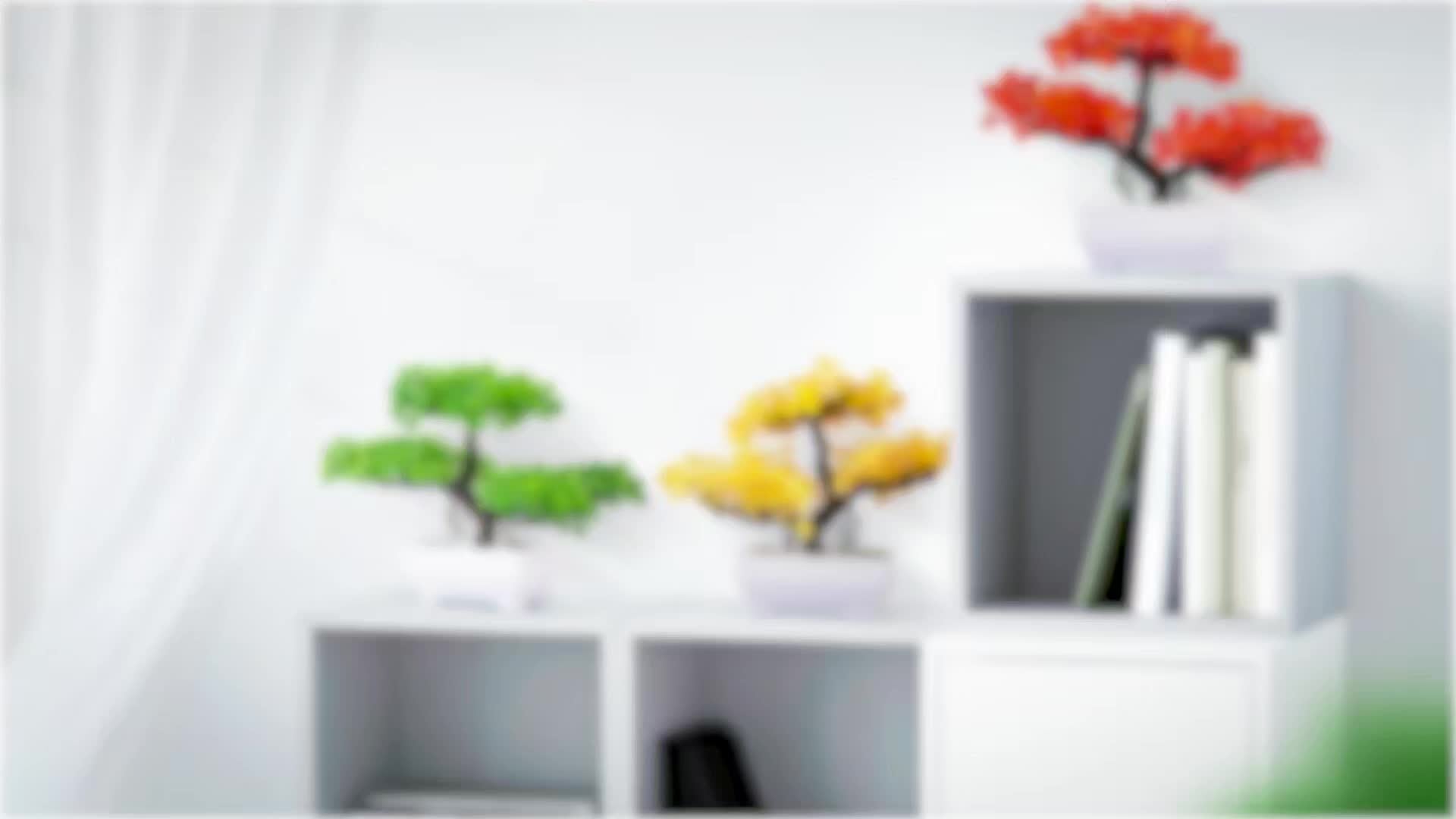 BlossomBonsai Artificial Tree – Realistic Mini Bonsai with Pink Blossom