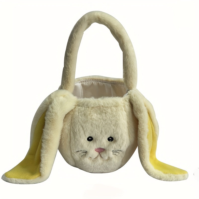 Cheerful Easter Bunny Basket – Perfect for Easter Celebrations and Spring Decorations