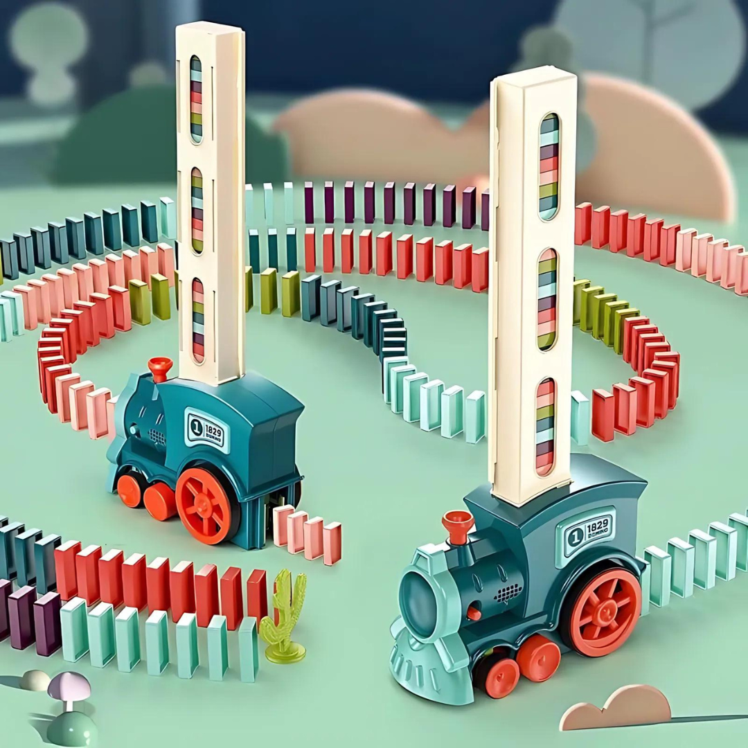 Automatic Domino Train - Fun and Educational