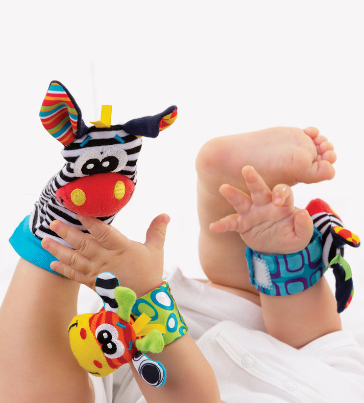 Sensory Rattle Set for Babies with Hand and Foot Play – WobbleFun (Buy 1, Get 1 Free)
