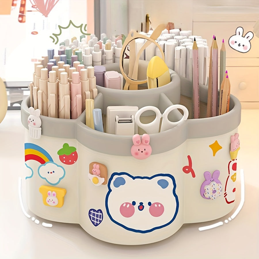Colourful Animals Stationery Organizer - For a Cheerful Workspace