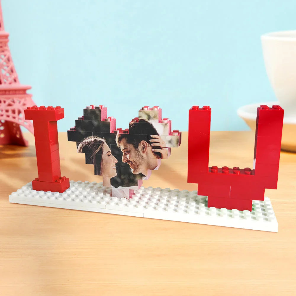 EternaBrick Deluxe LoveMosaic | Customizable Romantic Photo Puzzle