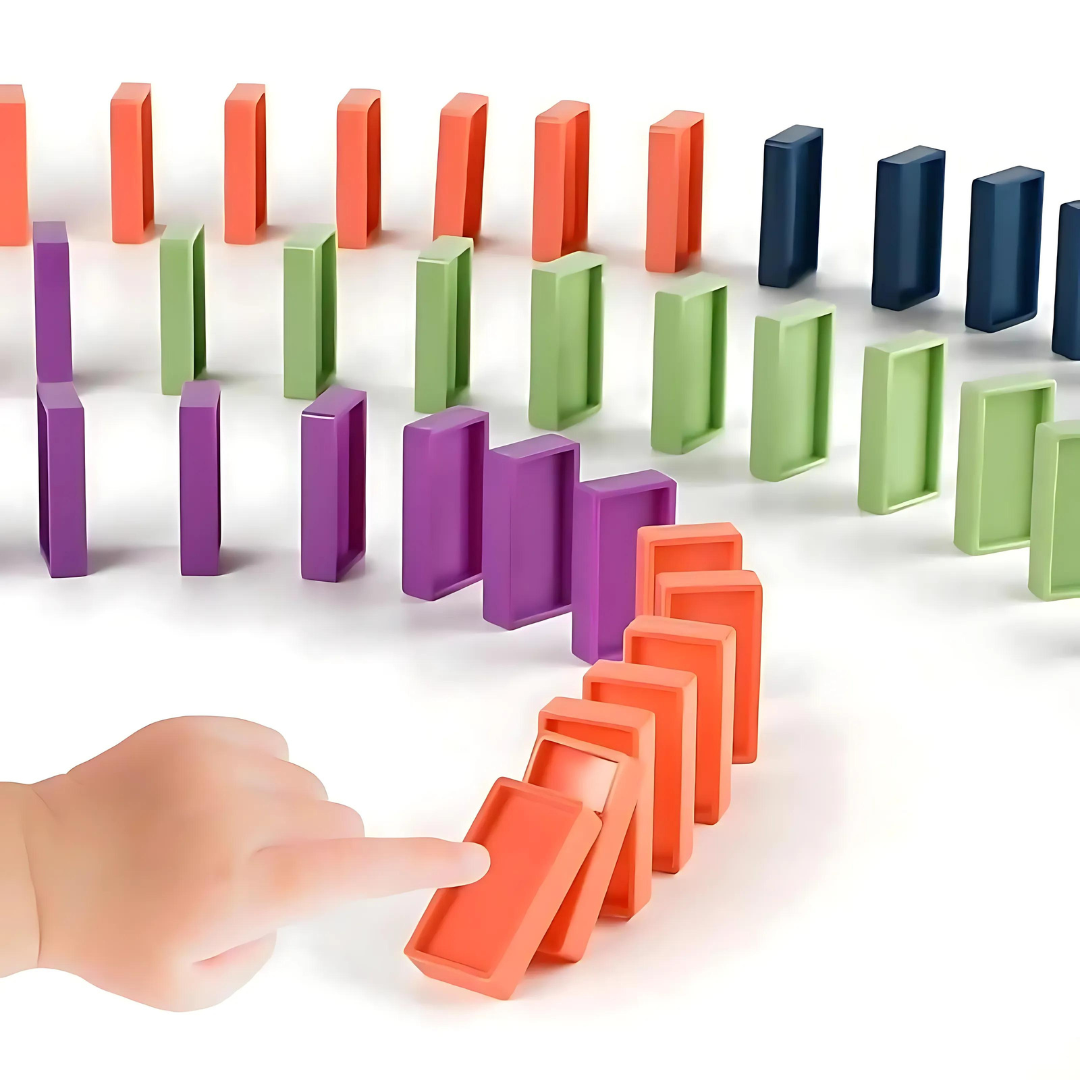 Automatic Domino Train - Fun and Educational