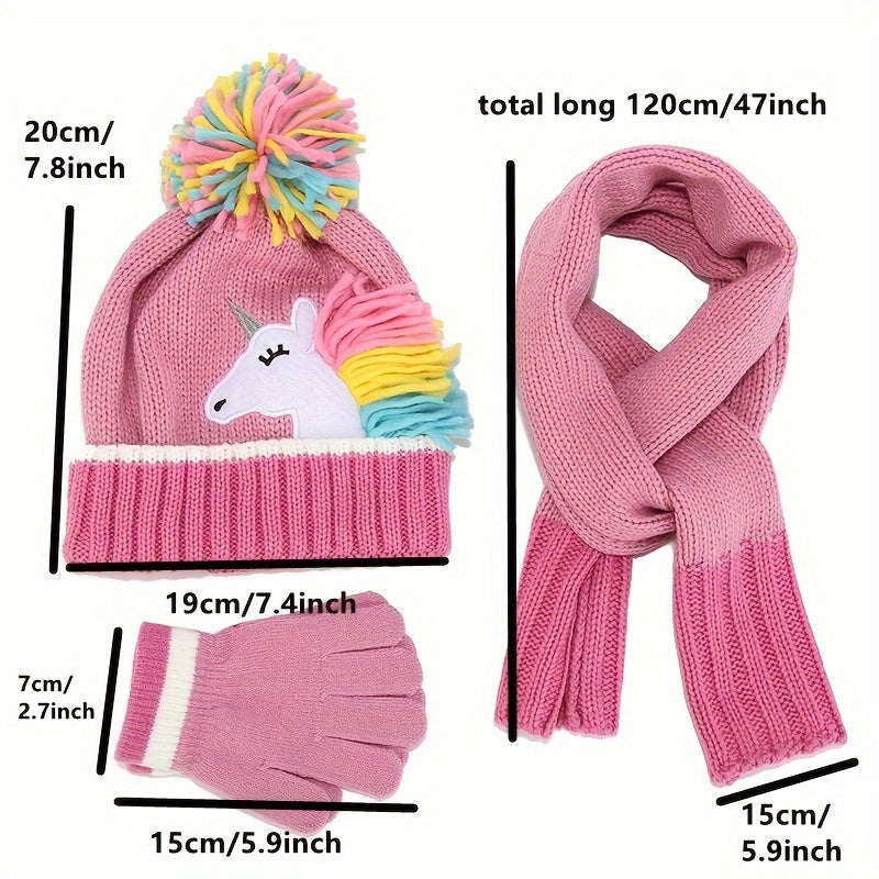 Unicorn Winter Set for Little Kids - For Warm and Playful Winter Days