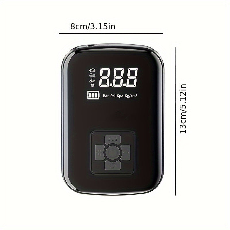 AirPump Pro - Portable Air Compressor with Digital Display & LED Light