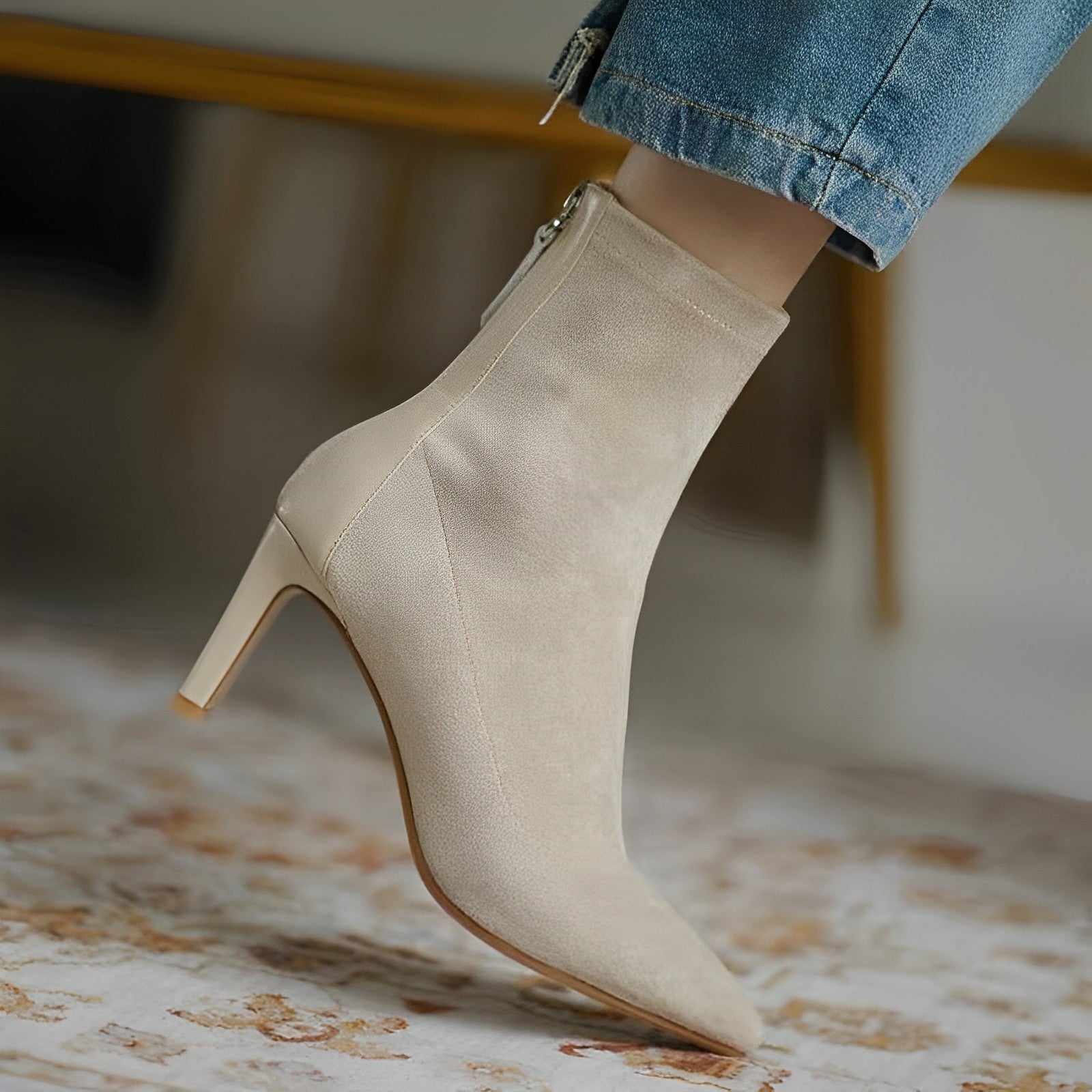 SEREEN | Women's Ankle Boots with Slim Heel and Luxury Look