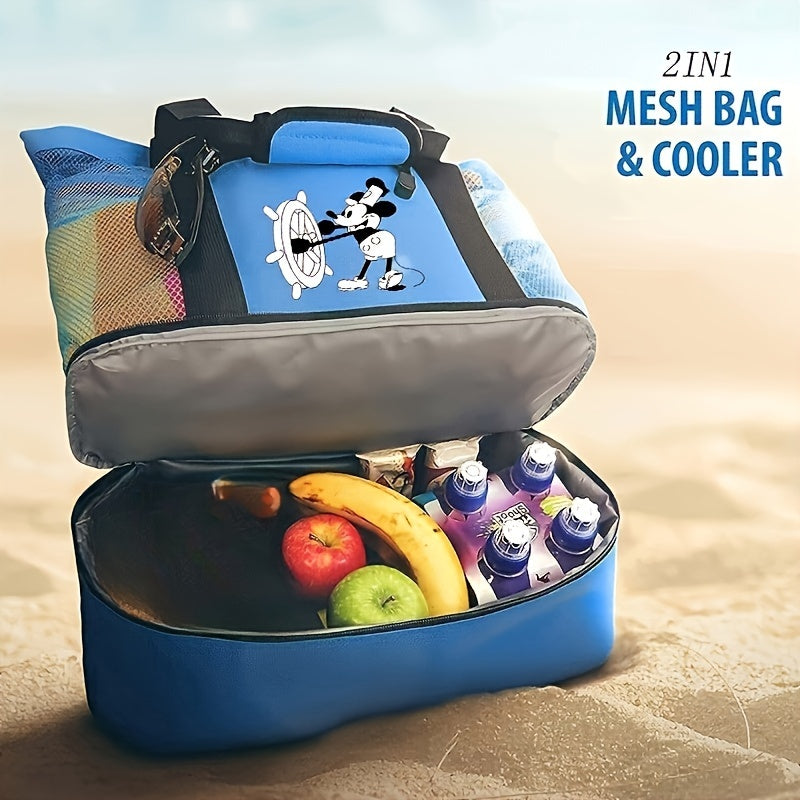 Mickey Mouse Beach Bag – Lightweight and Practical with Double Layer for Extra Protection