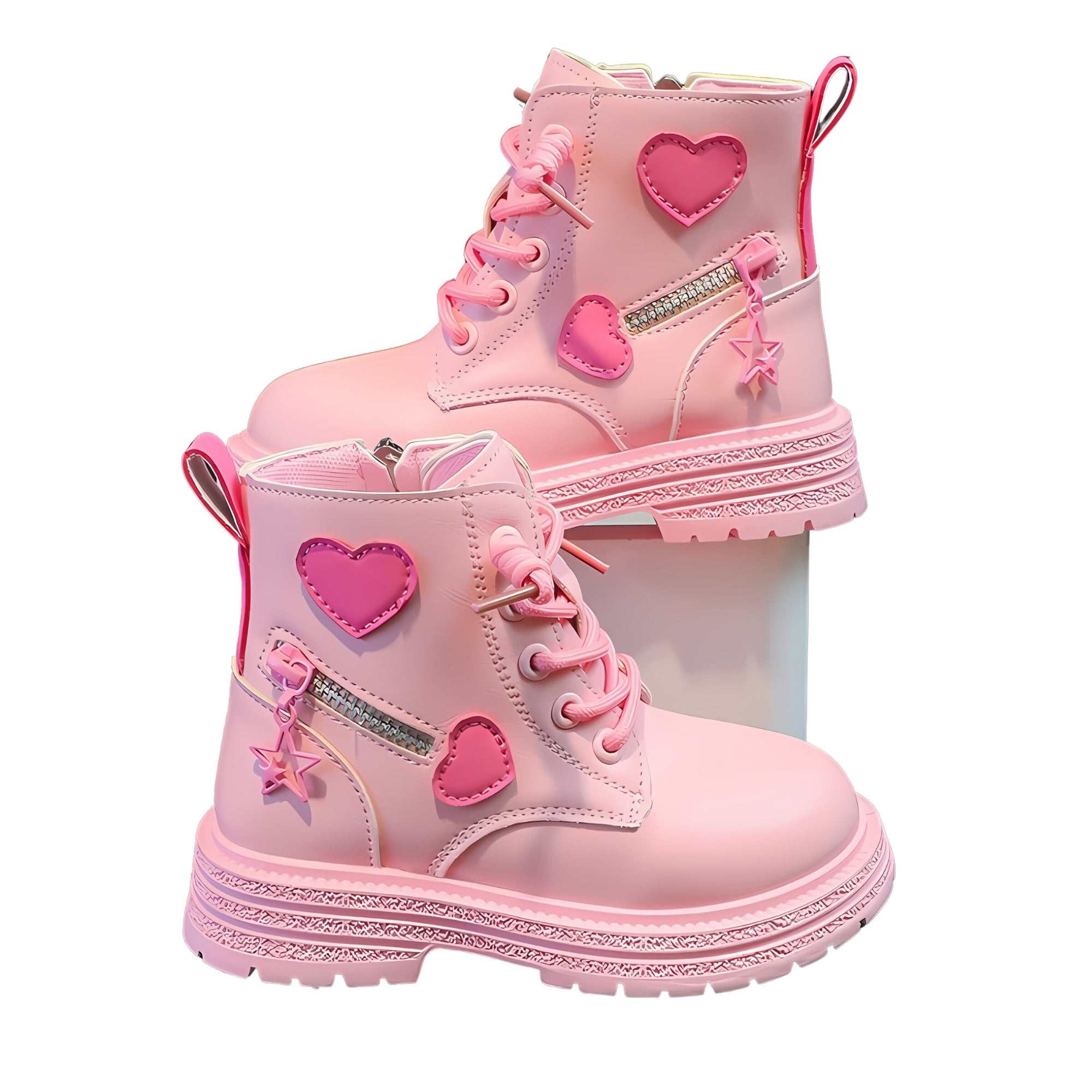 HeartStyle Boots - Cute Girls' Boots with Playful Details