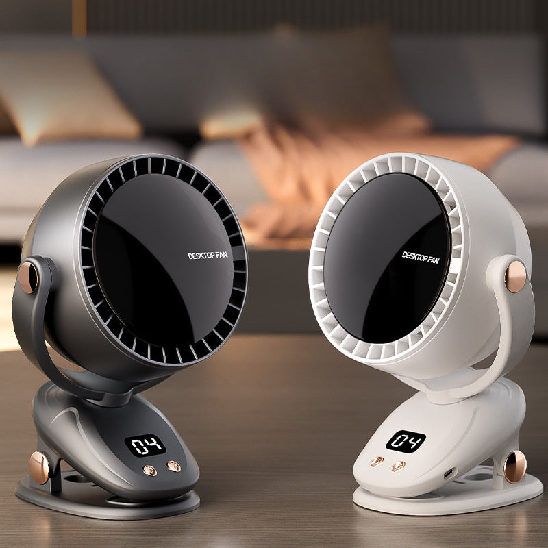 Portable Blade-less Fan with Digital Display – Quiet and Rechargeable Cooling for Indoor and Outdoor Use