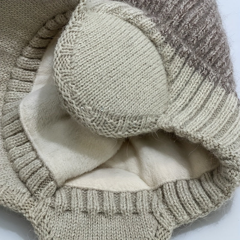 Jade Knitted Baseball Cap – Warm and Stylish Protection