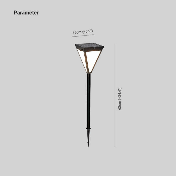 Modern LED Outdoor Lamp - Durable Metal
