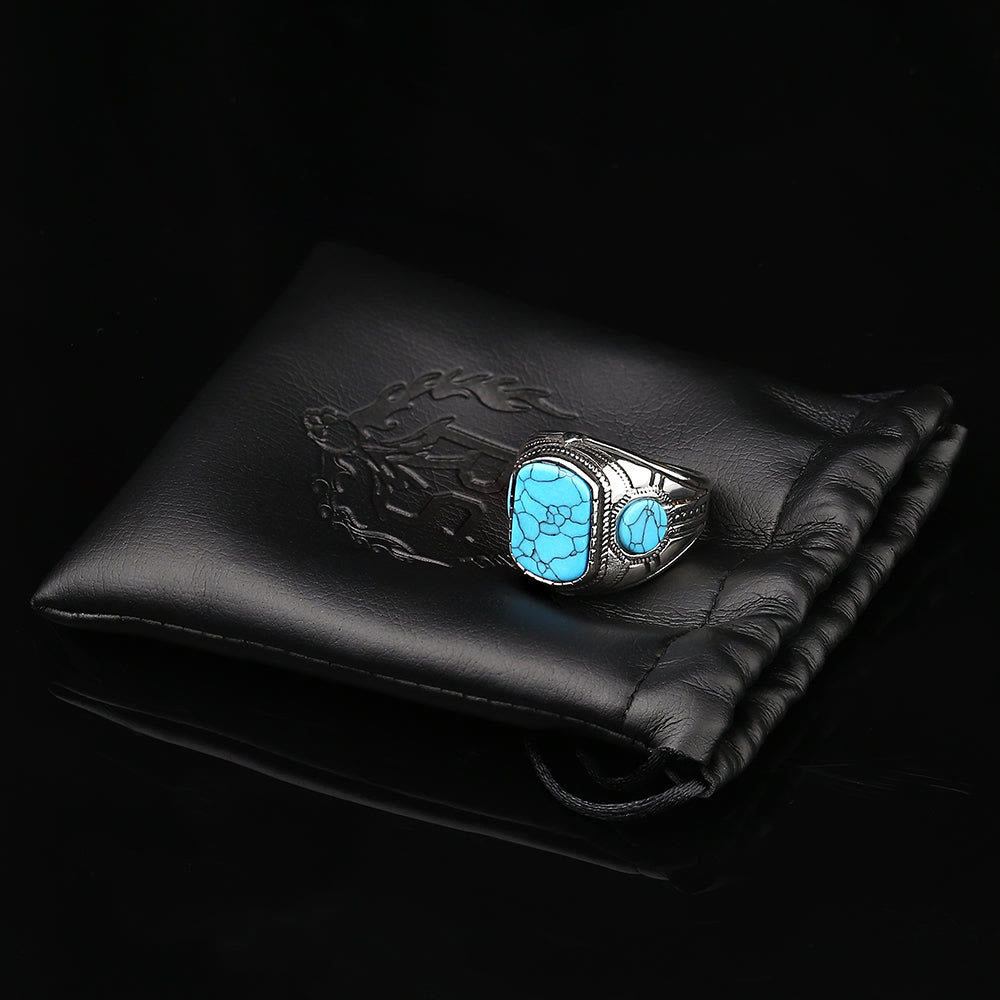 Turquoise Men's Ring – Thorin