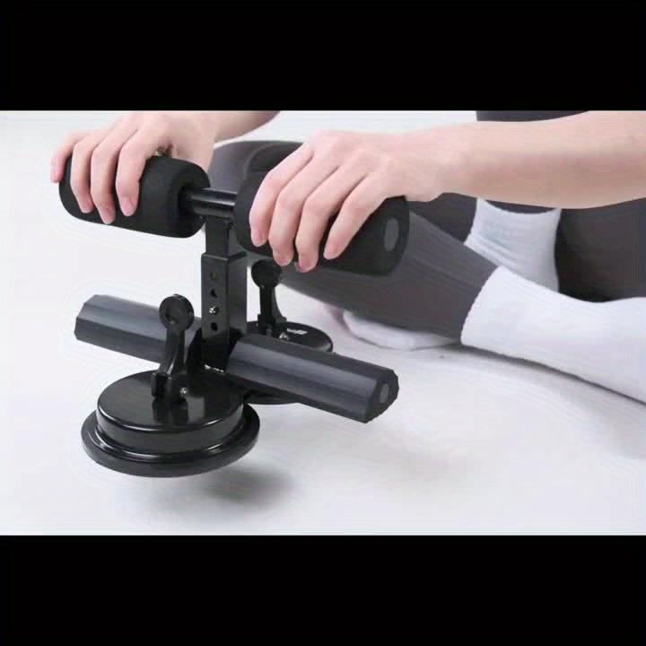 Adjustable Sit-Up Assistant with Dual Suction Cups – Ideal for Home Fitness and Core Training