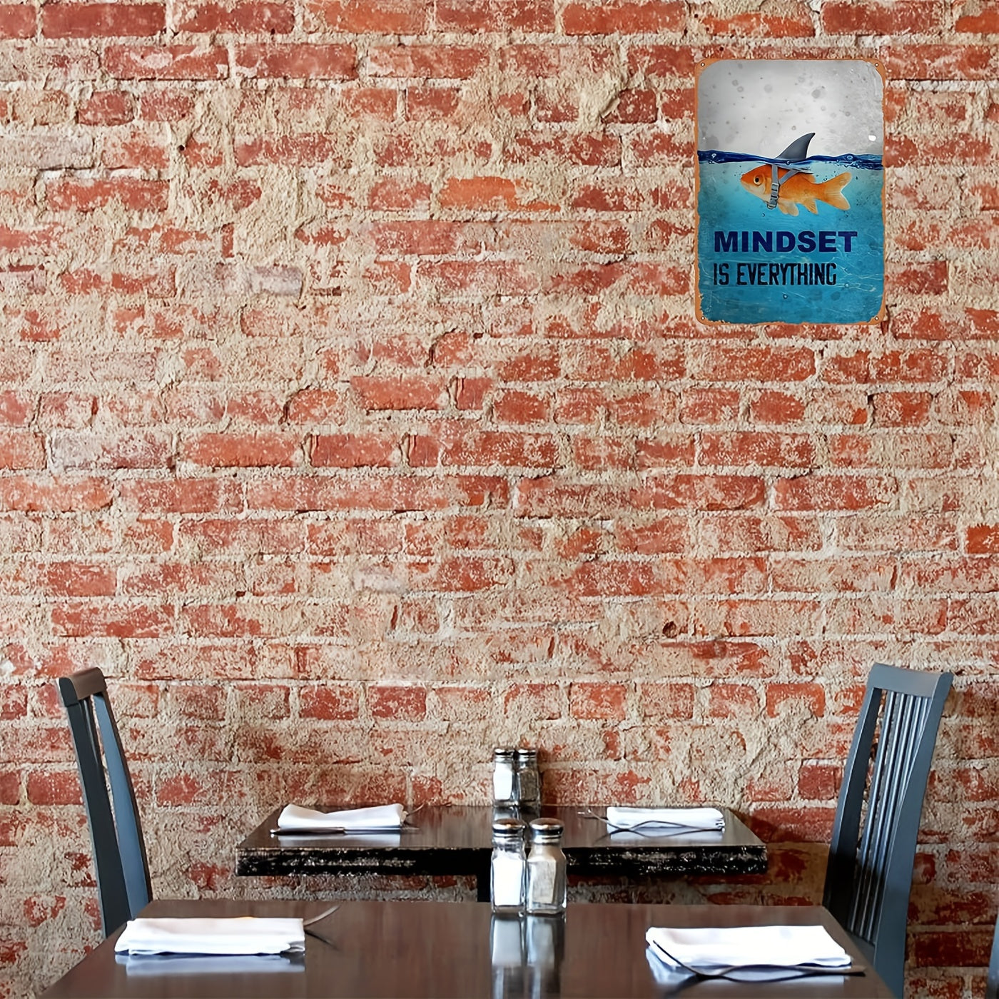 Motivational Metal Sign – For Inspiration in Every Space