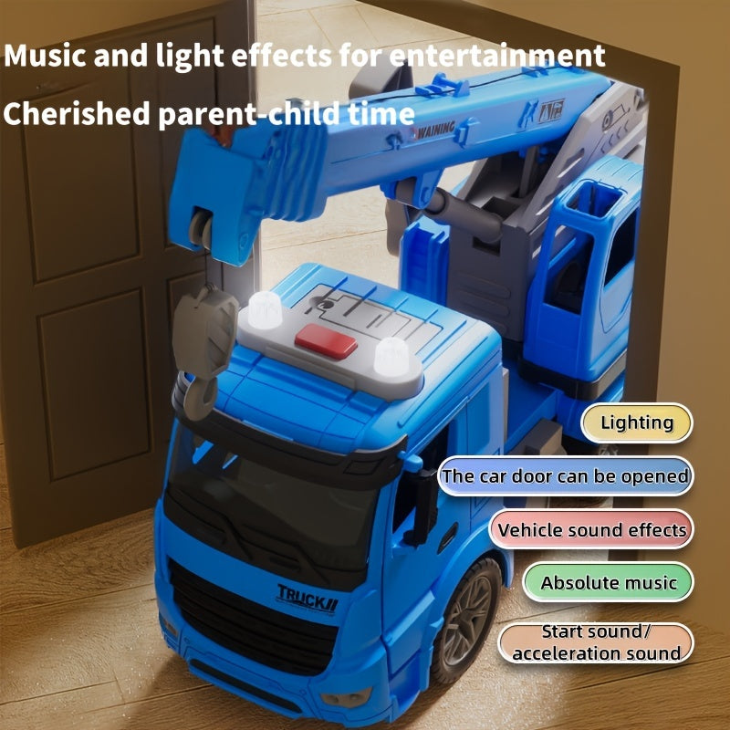 Powerful Crane Truck - Playful Fun with Sound and Light