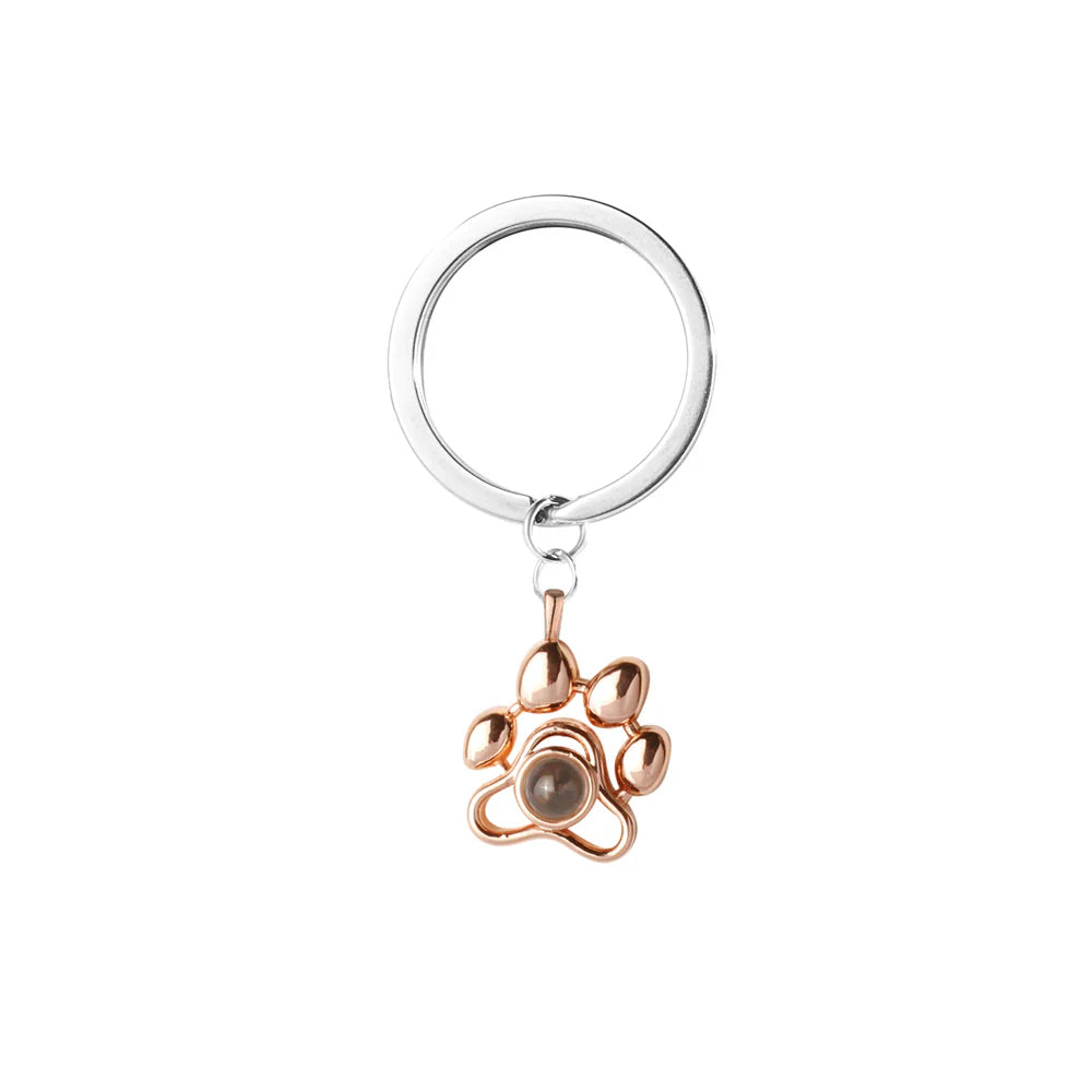 LuxeBond Heart Memory Locket | Durable photo keychain for treasured connections