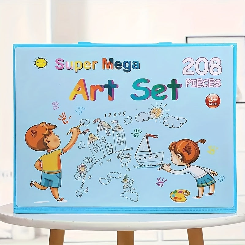 Complete 208-Piece Art Set – Professional Quality for Young Creators