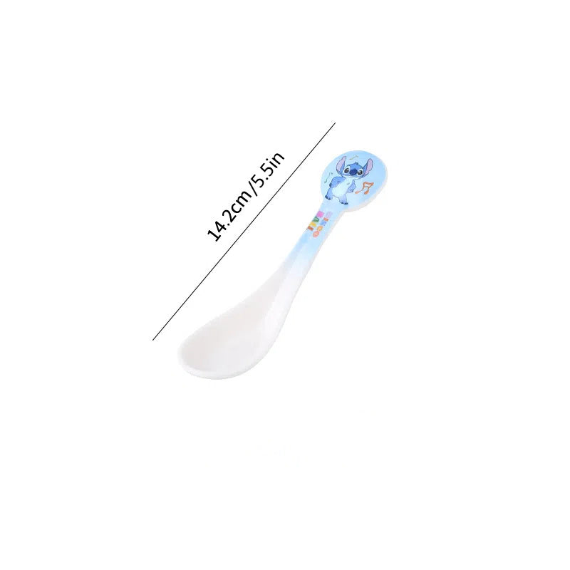 3-Piece Stitch Tableware Set – Bowl, Mug and Spoon with Cute Cartoon Design