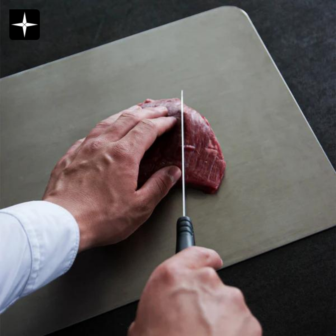 KnifeCrest Pro Cutting Board | Antibacterial titanium cutting board for hygienic and efficient meal prep