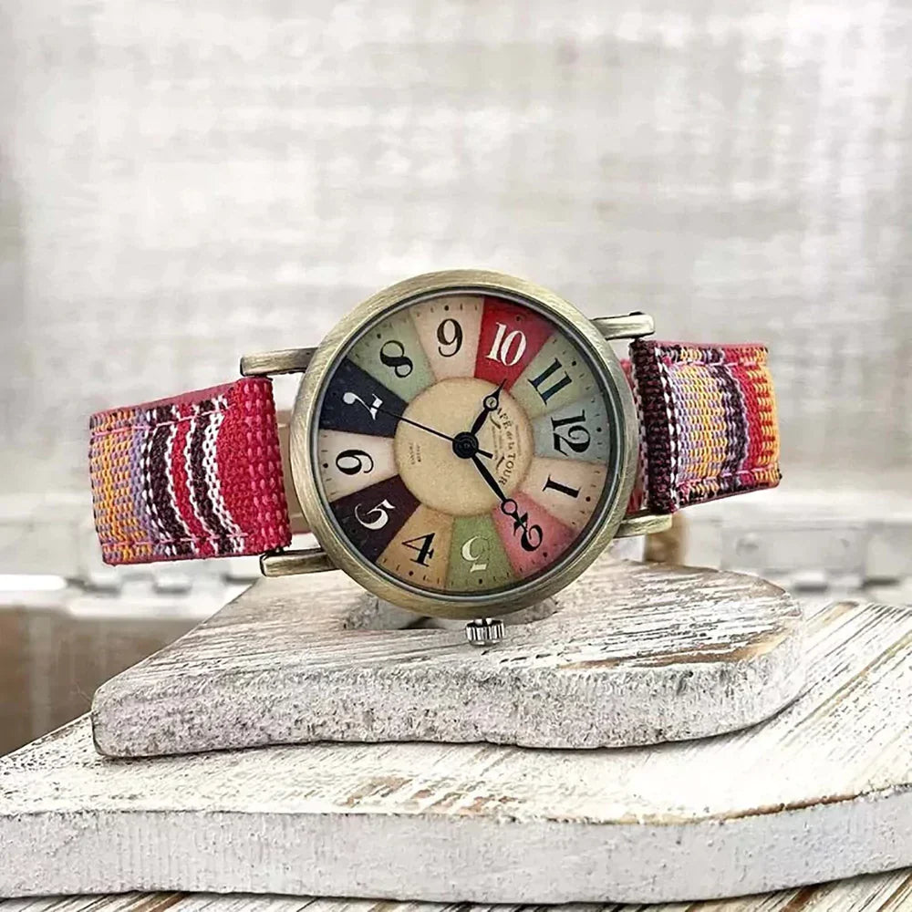 Luna Retro Watch - For a Colourful and Playful Style