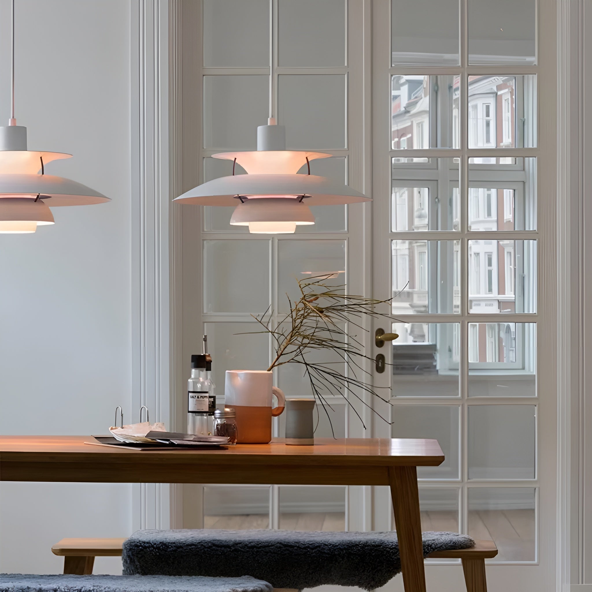 SkyGlow LED Pendant Light – Modern Scandinavian Design with Dimming Function