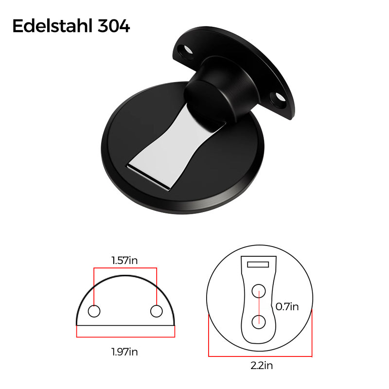 Invisible Magnetic Door Stopper Made of Stainless Steel