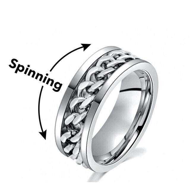 Stylish Spinner Ring – SpinCalm