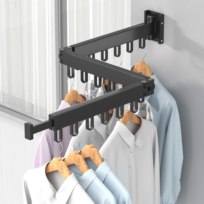 Clothes Rack with Folding Aluminium Hook