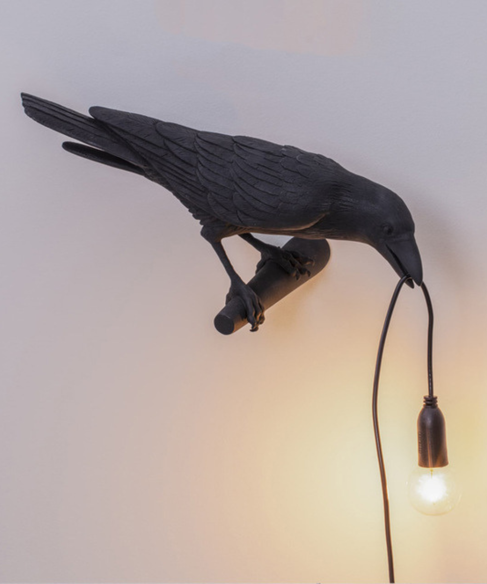 Crow Table Lamp - Unique and Artistic Lighting