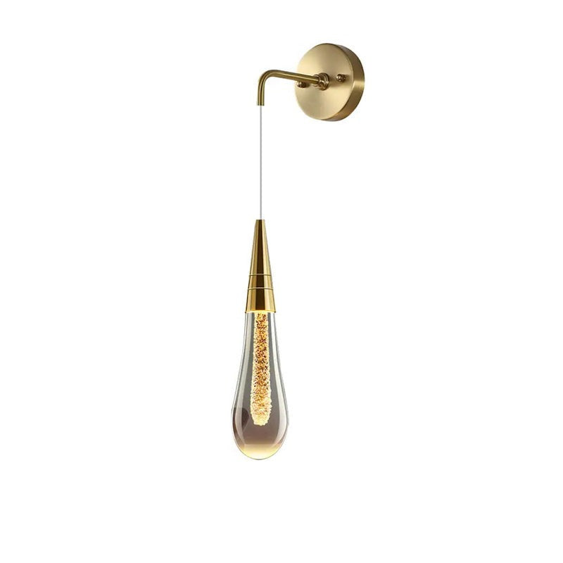 Drop-shaped Wall Light with Warm Glow - Solena