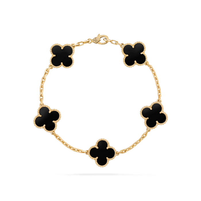 Lana Charm Clover Bracelet - Subtle Elegance for Every Occasion
