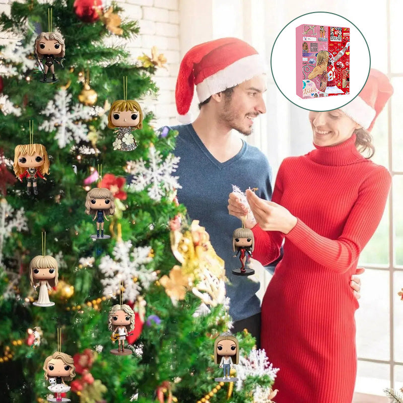 IconCharm Taylor Swift Advent Calendar | Festive 24-Day Countdown with Unique Collectibles